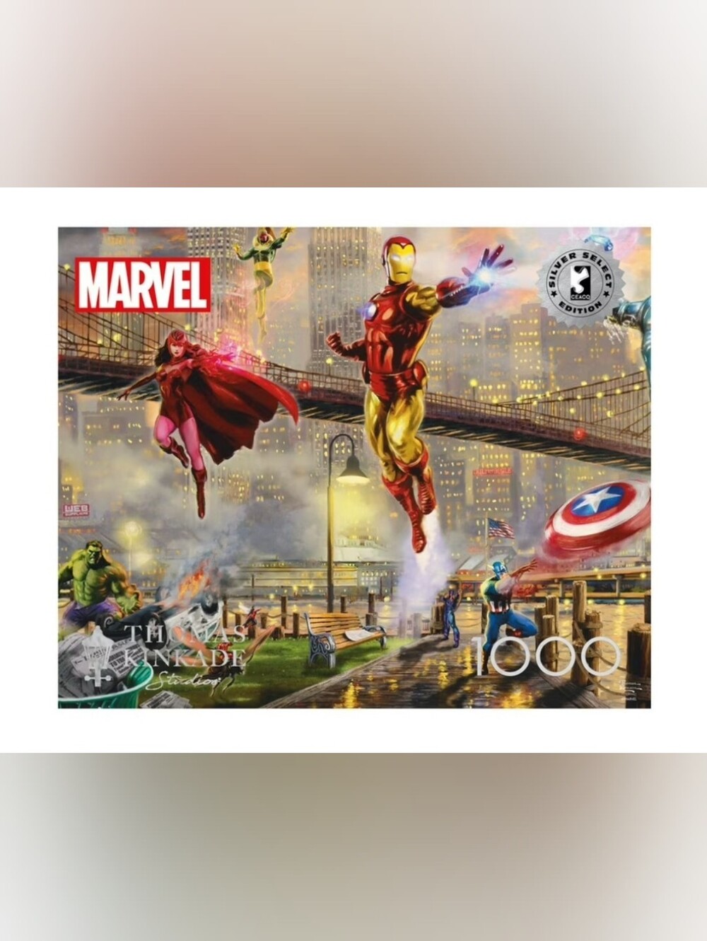 Like New Ironman Thomas Kinkade Puzzle